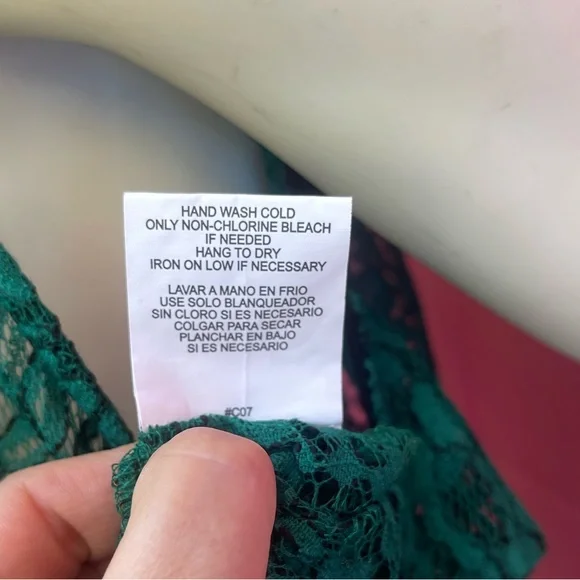 NWT Crochet see true green top with cap sleeves size XL - Picture 5 of 15